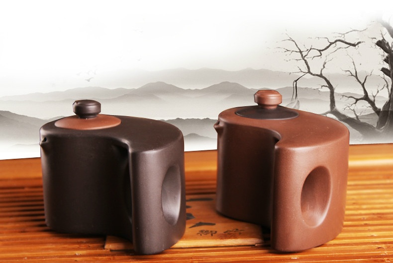 太極陰陽紫砂壺，創(chuàng)意格紫砂壺