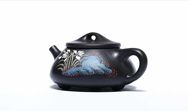 石瓢手工紫砂壺，精致典雅紫砂壺