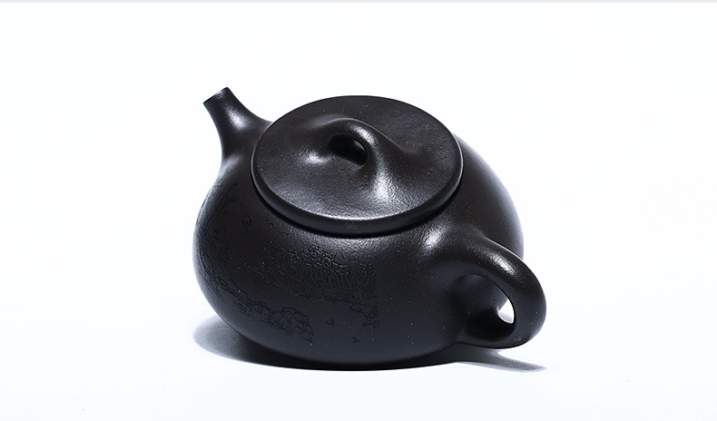 石瓢手工紫砂壺，精致典雅紫砂壺